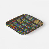 ブックブックシェルフデザイン紙プレート ペーパープレート (傾斜あり)