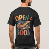 👕📖ブックブラックTシャツ📖👕 Tシャツ (裏面)