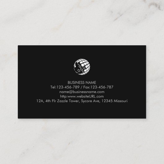 ブックプリンタの発行元 名刺 (裏面)