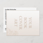 ブックプロモーションはがきテンプレート ポストカード (正面/裏面)