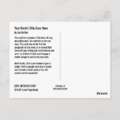 ブックプロモーションはがきテンプレート ポストカード (裏面)