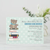 ブックベイビーシャワーのお知らせ 招待状 (スタンド正面)