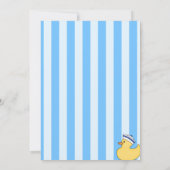 ブックベイビーシャワーの招待状（男の子） 招待状 (裏面)