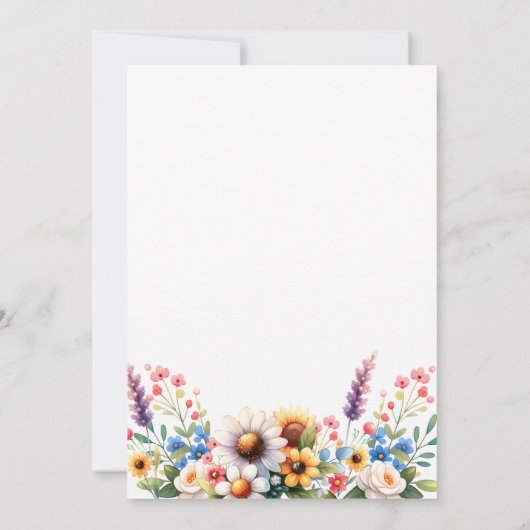 ブックベビーシャワーかわいいフクロウとブックニューチャプター 招待状 (裏面)