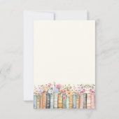 ブックベビーシャワーサンキューカード サンキューカード (裏面)