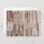 ブックページ葉書、ブックポストカード ポストカード (正面/裏面)