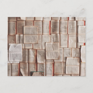 ブックページ葉書、ブックポストカード ポストカード