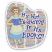 ブックホアおもしろいルダーキッチーレトロガル シール (正面)