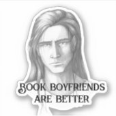 ブックボーイフレンドポートレート シール (正面)