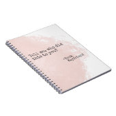 ブックボーイフレンド引用文 – ノートブック (右側)