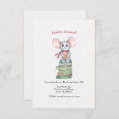 ブックマウス読ズクラブ 招待状 (正面/裏面)