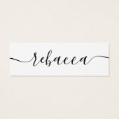 ブックマエレガントックパーソナライズされたの名前をカスタムする (裏面)