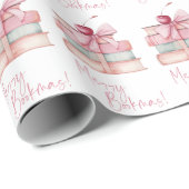 ブックマスメリーコケット弓ブックスタックさくらんぼ ラッピングペーパー (ロールコーナー)