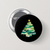 ブックマメリースブックパインツリーおもしろい読ズラバーチ 缶バッジ (正面&裏面)