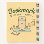 ブックマークおもしろいコレクションノートブック – Book Lover Gi ノートブック (裏面)