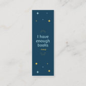 ブックマークなし スキニー名刺 (裏面)