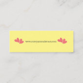 ブックマークに登録 スキニー名刺 (裏面)