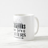 ブックマークはクイッター用 コーヒーマグカップ (正面右)