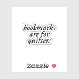 ブックマークはクイッター用 シール