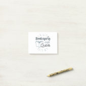 ブックマークはジッタ用 ポストイット (デスク上)