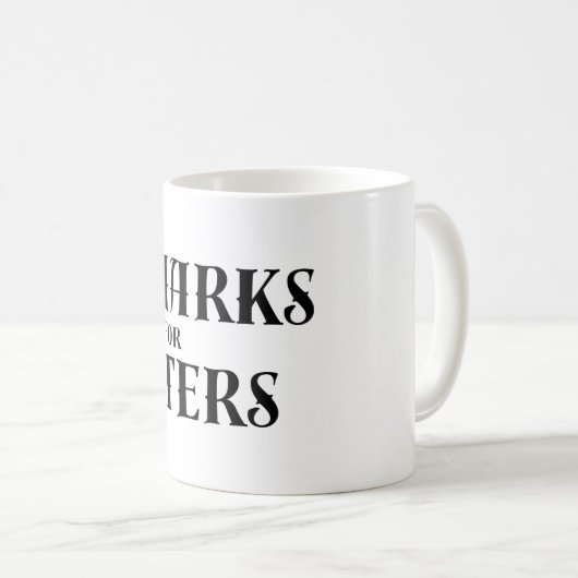 ブックマークは敗者のためのマグカップ - 面白い本好き コーヒーマグカップ (正面右)