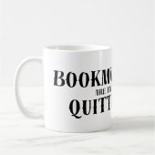 ブックマークは敗者のためのマグカップ - 面白い本好き コーヒーマグカップ (左)
