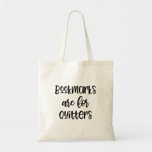ブックマークはQuiters Tote Bag用 トートバッグ (正面)