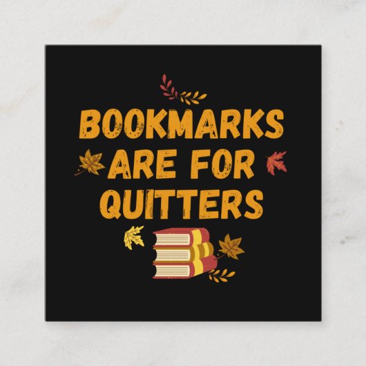 ブックマークはQuitter用おもしろい、 エンクロージャーカード (正面)