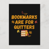 ブックマークはQuitter用おもしろい、 ポストカード (正面)