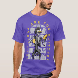ブックマークはQuitter Librarian Halloween Ske用 Tシャツ
