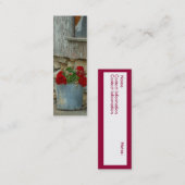 ブックマークまたはプロファイルカード – ファームから スキニー名刺 (正面/裏面)