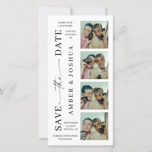 ブックマークフォトブースユニーク セーブザデート (正面)