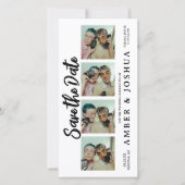 ブックマークフォトブース素朴日付の保存 セーブザデート (正面)