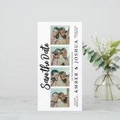 ブックマークフォトブース素朴日付の保存 セーブザデート (スタンド正面)