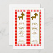 ブックマークレッドバーンファーム動物2 インビテーションポストカード (正面/裏面)