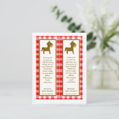 ブックマークレッドバーンファーム動物2 インビテーションポストカード (スタンド正面)