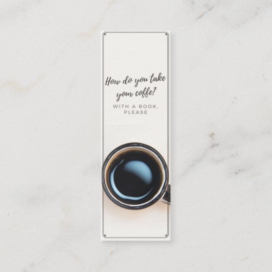 ブックマーク付き スキニー名刺 (正面)