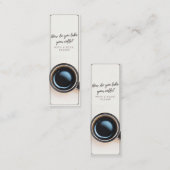 ブックマーク付き スキニー名刺 (正面/裏面)