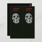 ブックマーク内のホラー ポストカード (正面/裏面)