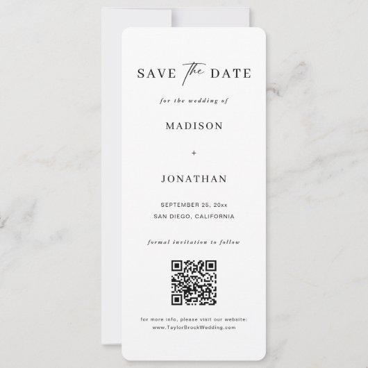 ブックマーク写真の古い結婚お金 セーブザデート (裏面)