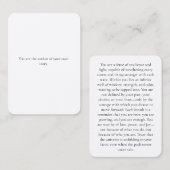 ブックマーク感動的 名刺 (正面/裏面)