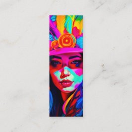 ブックマーク鮮やかの使用 スキニー名刺