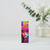 ブックマーク鮮やかの使用 スキニー名刺 (スタンド正面)