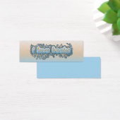 ブックマーク – 青とオレンジのドードル (デスク)