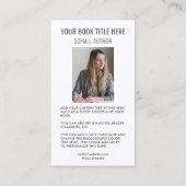 ブックモダン作家カバー&フォトプロモーション 名刺 (裏面)