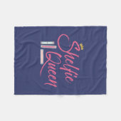 ブックラウバーシェルフィクイーン フリースブランケット (正面(横))