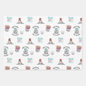 ブックラッピング紙シート ラッピングペーパーシート (正面)