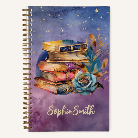 ブックラバーお洒落ズ・スタック・オブ・ブックジャーナル ノートブック (正面)