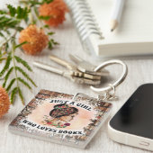 ブックラバーの喜び キーホルダー (正面右)