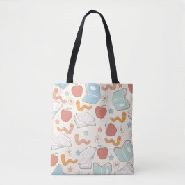 ブックラバーエステティック、先生ギフト、ライブラリバッグ トートバッグ